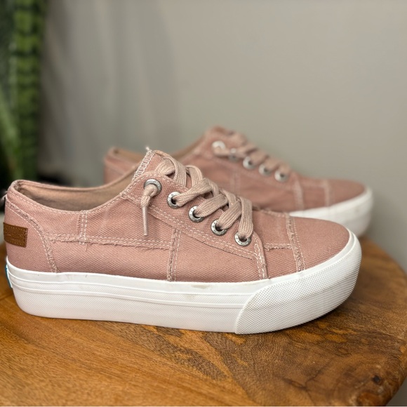 Blowfish Malibu Shoes - Blowfish Malibu Pink Platform Sneakers